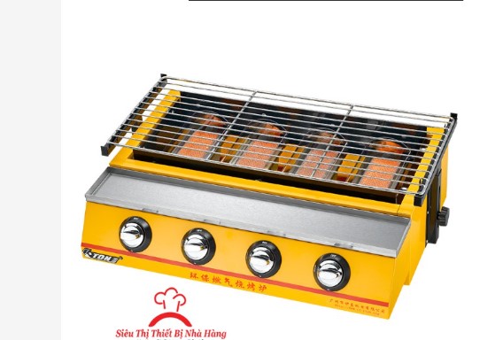 Bếp Nướng Eton Bằng Gas Nướng BBQ Bếp Nướng 4 Đốt Hàng Eton CHính Hãng