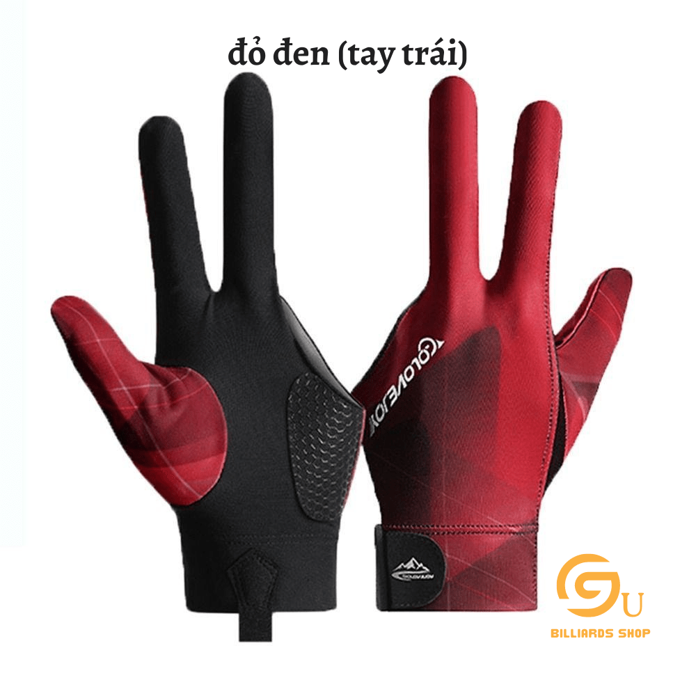 Găng Tay Bida GOLOVEJOY 3 ngón Kín Ngón nhập khẩu cao cấp (găng tay bi a) (bên trái/ phải)