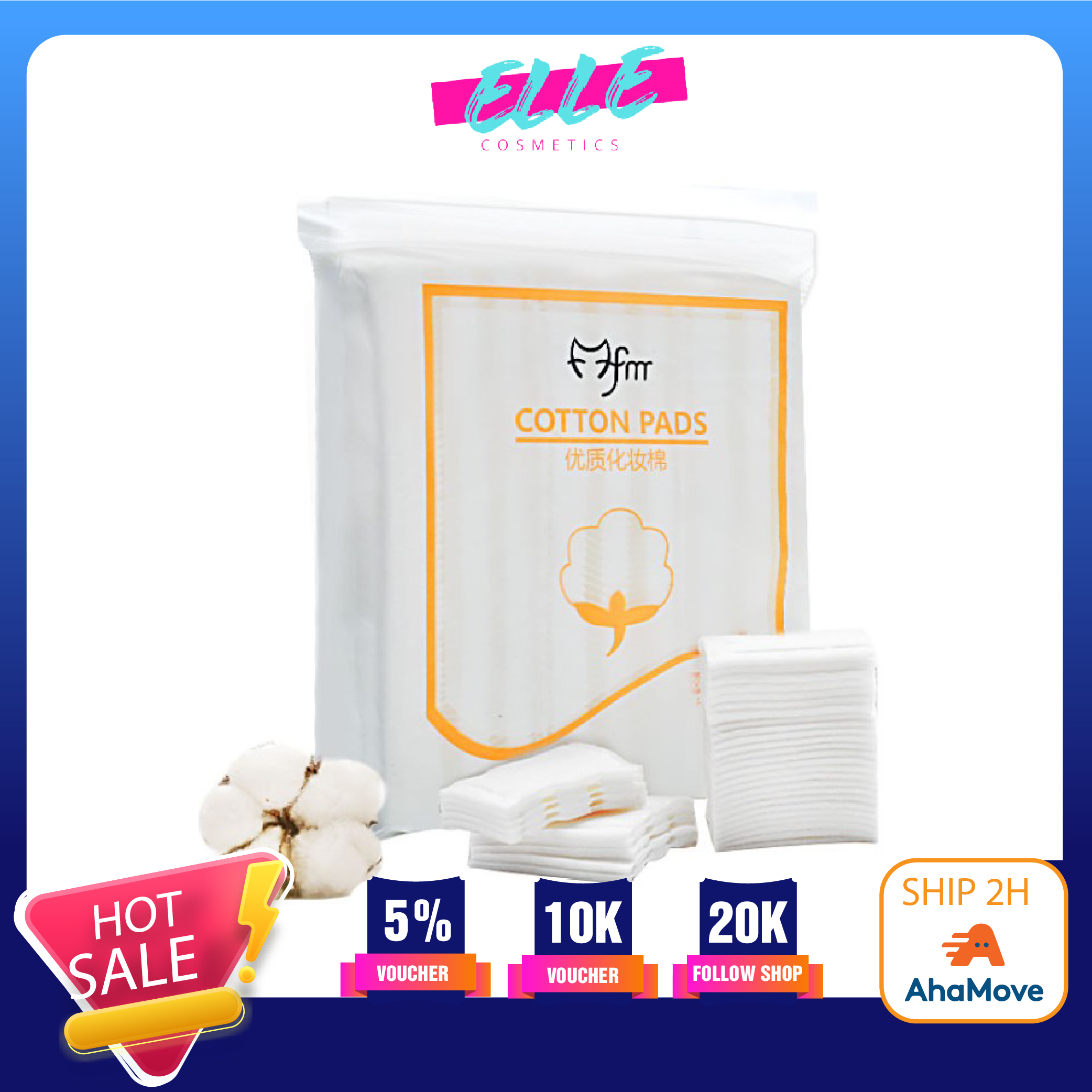 [HCM]Bông tẩy trang Cotton Pads 222 miếng 1 túi