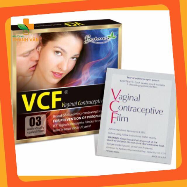 Màng Phim tránh thai VCF [ chính hãng] Cao cấp