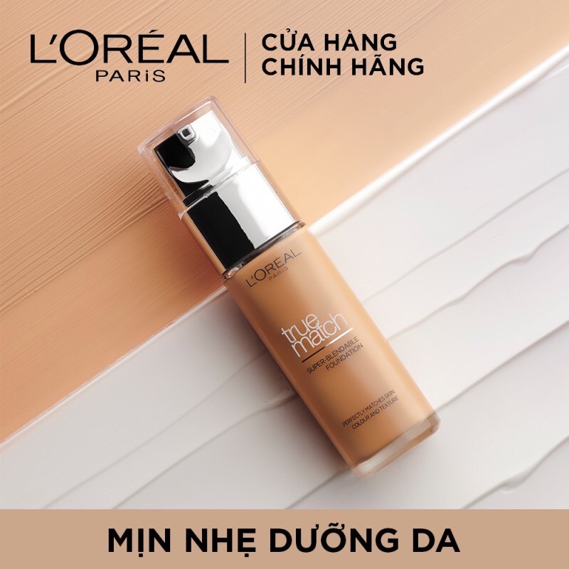 Kem nền mịn nhẹ dưỡng da dạng lỏng LOreal Paris True match Blendable Foundation 30ml