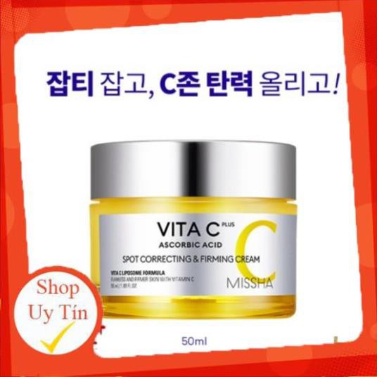 Cbs - Bill Kem Dưỡng Chữa Thâm Mụn Sạm Nám Misha Vita C Plus Ascorbic Acid Spot Correcting & Firming Cream 50Ml
