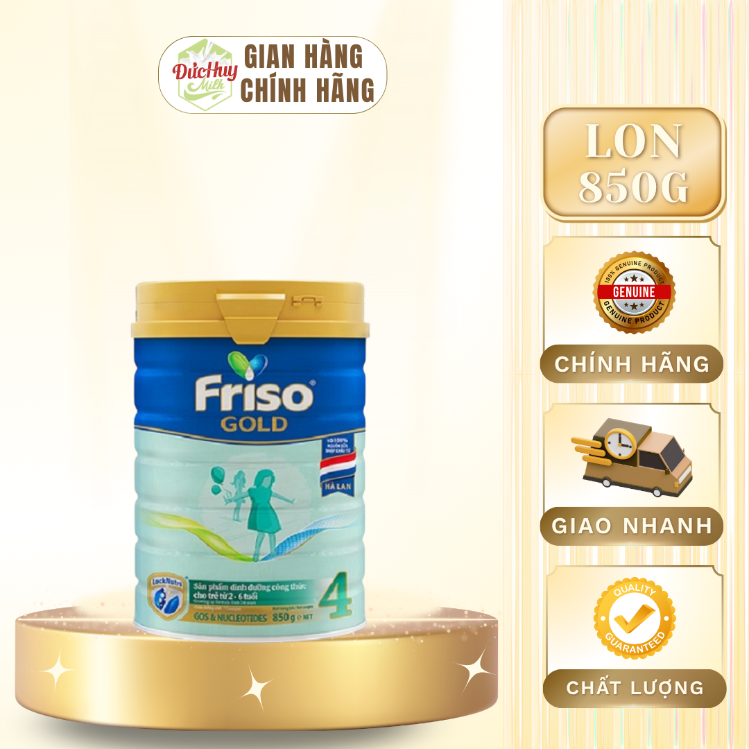 Sữa bột Frisolac Gold 4 850g Mới