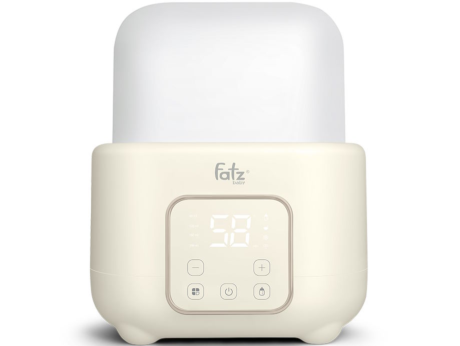 (Hàng tặng không bán) Máy hâm sữa và tiệt trùng điện tử 2 bình Fatzbaby Fatz DUO 10 - FB3211BK