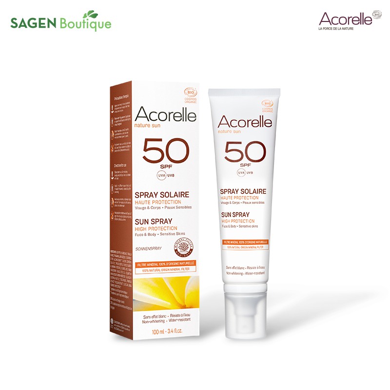 [Hcm]Sữa Chống Nắng Acorelle Cho Mặt Và Toàn Thân Spf 50 100Ml