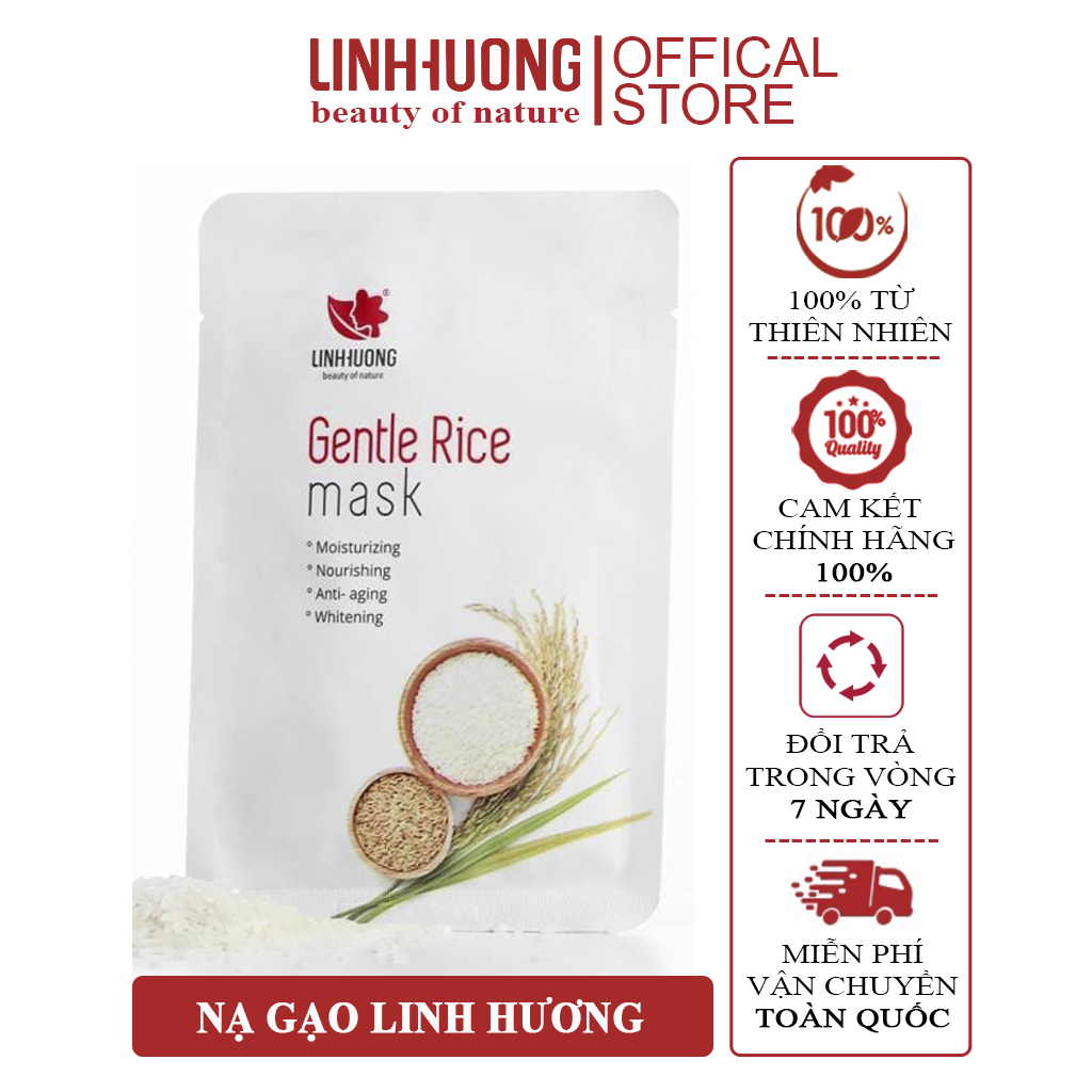 Nạ Gạo Linh Hương Giúp Dưỡng Ẩm Làm Mịn Da Linh Hương