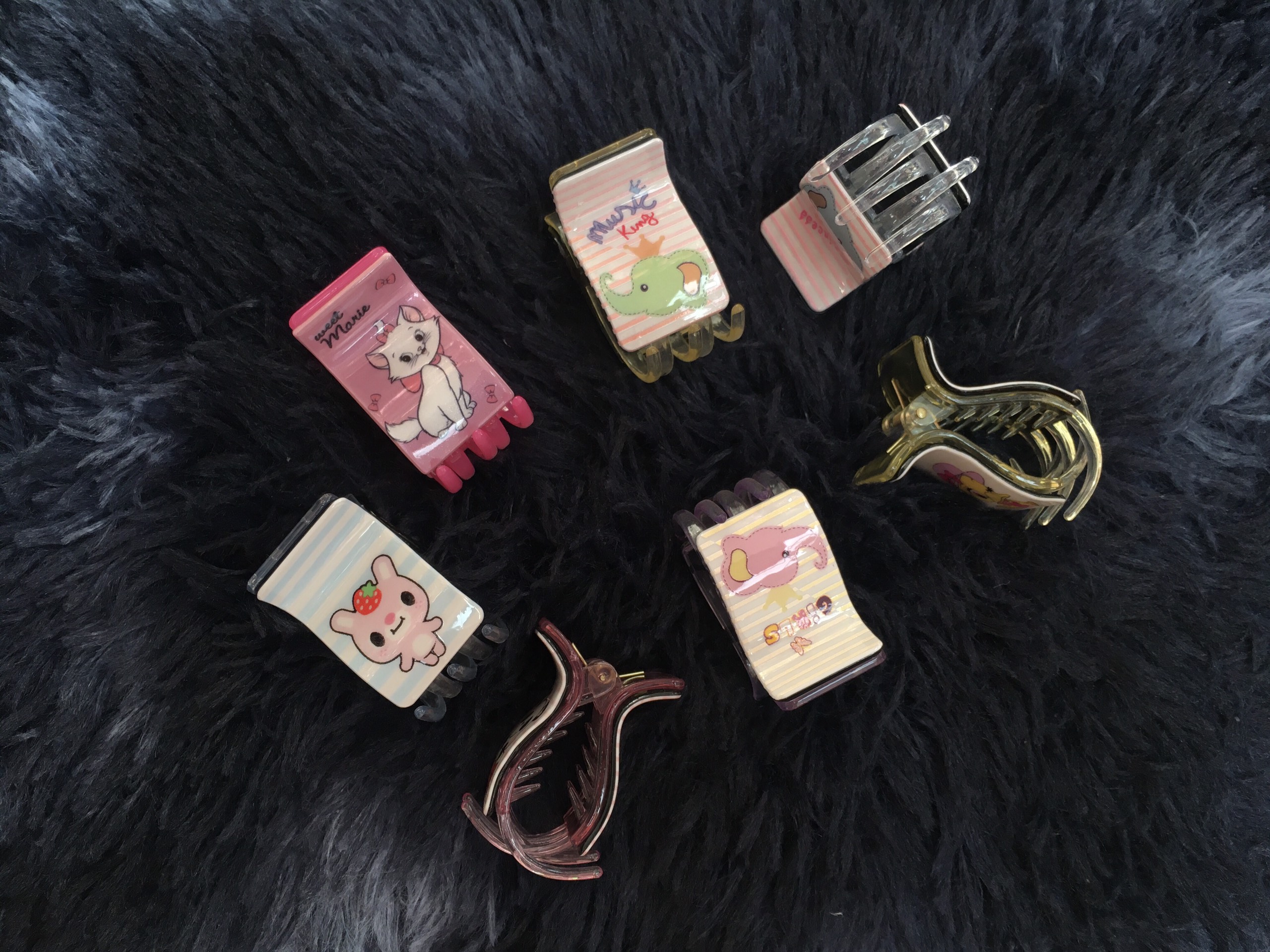 Kẹp tóc càng cua 5 răng hình thú siêu cưng Kẹp tóc càng cua 5 răng hình thú siêu cưng