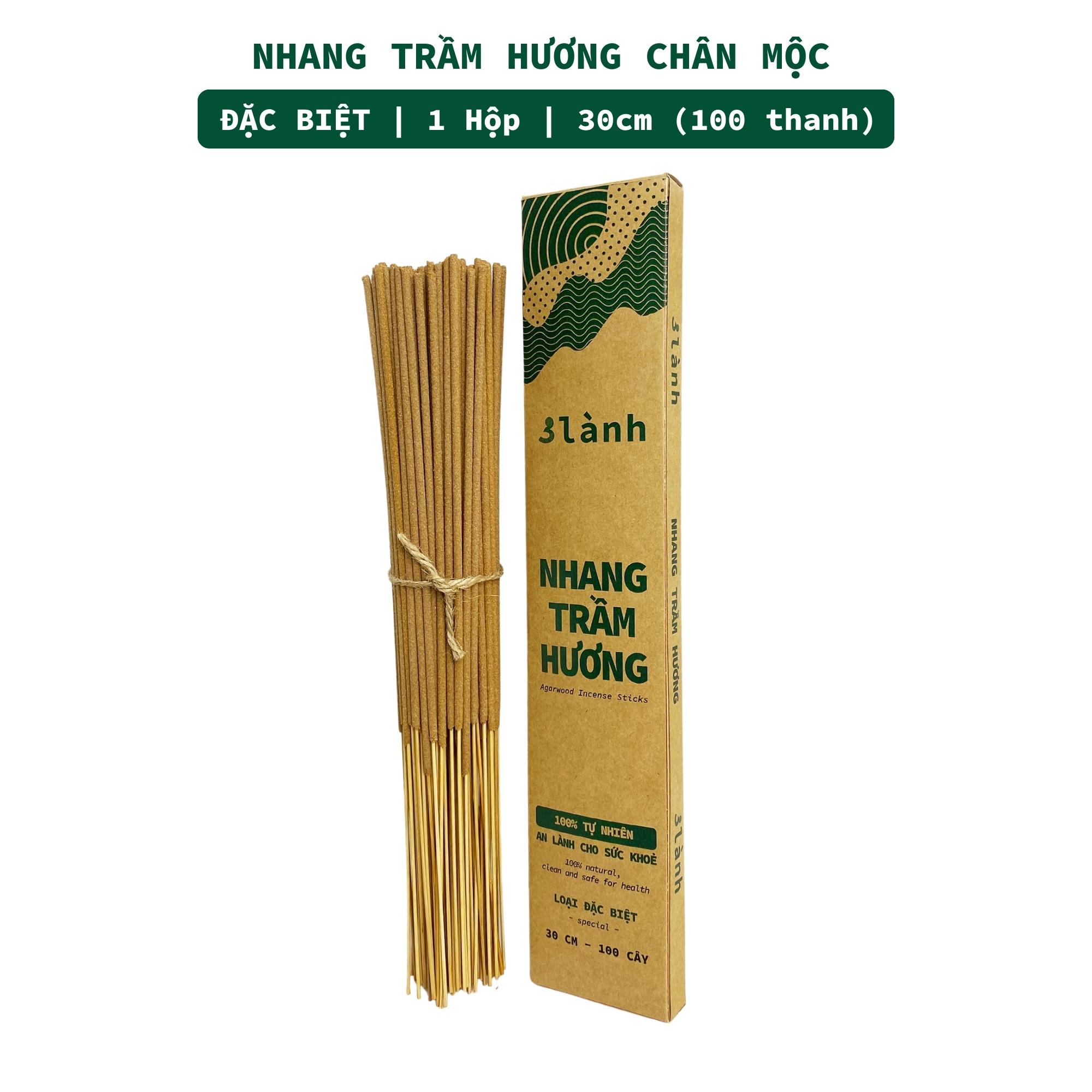 Nhang Trầm Hương Chân Mộc Loại Đặc Biệt 23-30-40cm Hộp 100-400gr 3 Lành Tự Nhiên 100% 7-12 Năm Trầm Thờ Cúng Thư Giãn Tài Lộc Xông Nhà Quà Tết