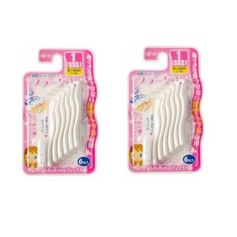 2 gói Bàn chải kẽ răng cao cấp Nhật dạng chữ L gói 6 chiếc – DR.POLIR (Japan)