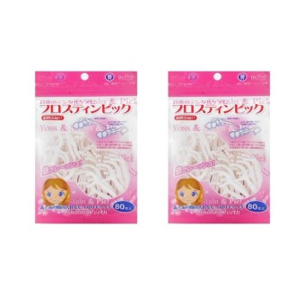 2 Gói Tăm Chỉ Kẽ Răng Cao Cấp Nhật Bản Gói 80 Chiếc - Dr.polir (Japan)