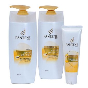 Bộ 01 dầu xả 500ml + 01 dầu gội 500ml + 01 tuýp hấp dầu 120ml dành cho tóc thường Pantene