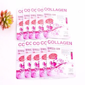 Bộ 10 Miếng Mặt Nạ Collagen Tái Tạo Và Phục Hồi Da Chống Lão Hóa Cao Cấp Hàn Quốc 23Ml - Hàng Chính Hãng