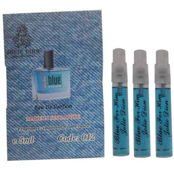 Bộ 3 Nước Hoa Mini Nam Cá Tính Blue For Him Eau De Toilette 5Ml