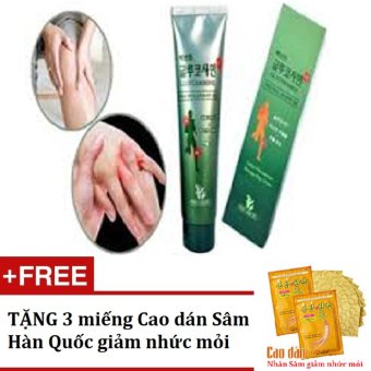 Bộ Dầu Xoa Bóp Hàn Quốc Hỗ Trợ Xương Khớp 150Ml + Tặng 3 Miếng Cao Dán Sâm Hàn Quốc Giảm Nhức Mỏi