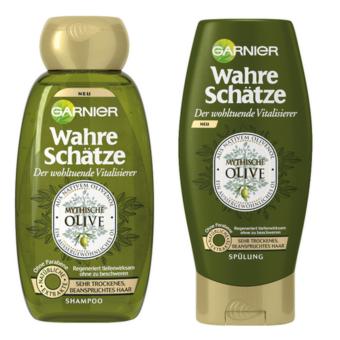 Bộ Gội Xả Garnier Hương Olive Cho Tóc Rất Khô Và Hư Tổn