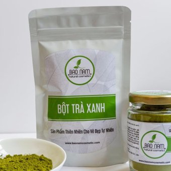 [Hcm]Bột Trà Xanh Nguyên Chất Bảo Lộc 100G - Bảo Nam ( Dạng Túi)