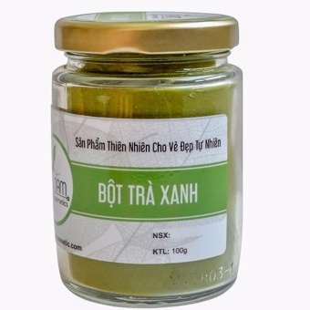 [HCM]Bột trà xanh phục hồi làn da cháy nắng 100g