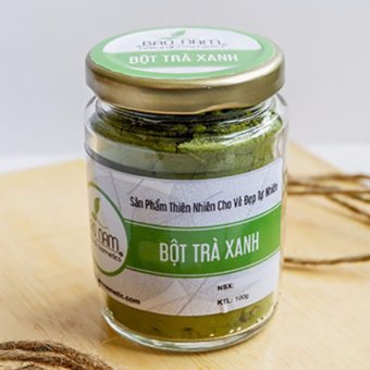 [Hcm]Bột Trà Xanh Tắm Trắng Toàn Thân 100G - Bảo Nam