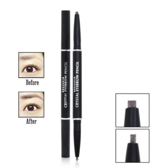 Chì kẻ mày 2 đầu Beauskin Eyebrow Crystal Eyebrow Pencil #01 (Màu Đen) - Hàng Chính Hãng