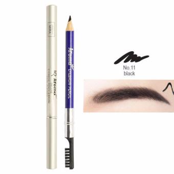 Chì Vẽ Chân Mày Aroma Eyebrow Pencil No.11 Hàn Quốc 2G (Màu Đen) - Hàng Chính Hãng