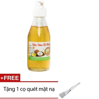 [Hcm]Dầu Dừa Nguyên Chất Ủ Tóc Út Giang 200Ml + Tặng Cọ Quét Mặt Nạ