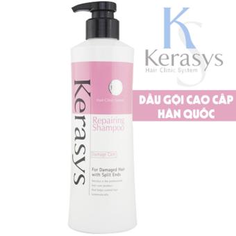 Dầu Gội Tăng Cường Độ Bóng Tóc Xơ Và Rối Kerasys Reparing Hàn Quốc 600Ml - Hàng Chính Hãng