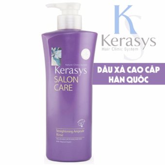 Dầu Xả Dành Cho Tóc Thẳng Tự Nhiên Kerasys Salon Care Straightening Cao Cấp Hàn Quốc 600Ml