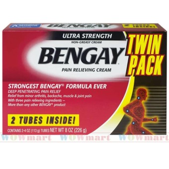 [Hcm]Dầu Xoa Bóp Bengay Giảm Đau Nhứt Ultra Strength Bengay Cream 113G X2 Tuýp