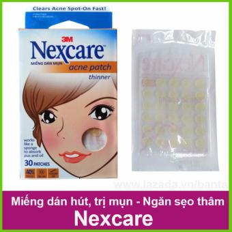 Hộp 30 Miếng Dán Hút Mụn Ngăn Sẹo Thâm Nexcare