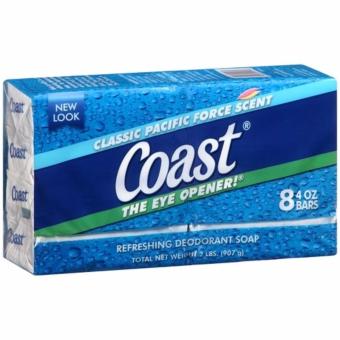 Lốc 8 bánh xà bông Coast 113g