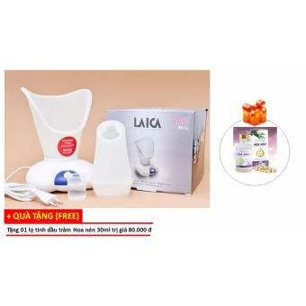 Máy Xông Làm Đẹp Da Mặt Bằng Hơi Nước Laica (Italy) + Tặng 01 Hộp Trà Túi Lọc Cà Gai Leo Giải Độc Mát Gan (150G)