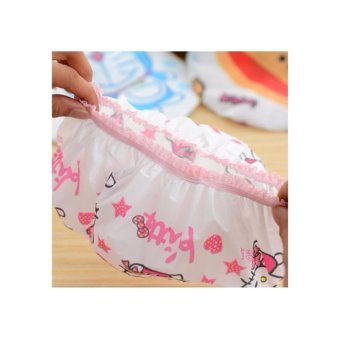 Mũ ủ tóc  chụp tóc bằng vải hoạt hình dễ thương