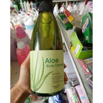 Sữa Tắm Loại Bỏ Bụi Bẩn Bã Nhờn Tinh Chất Lô Hội Welcos Aloe Body Wash Hàn Quốc 740Ml - Hàng Chính Hãng