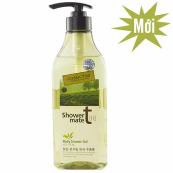 Sữa tắm nuôi dưỡng làn da giúp da trắng mịn Showermate Body Nature Green Tea Hàn Quốc 550ml - Hàng Chính Hãng