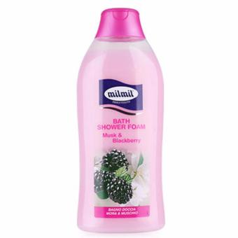 Sữa Tắm Xạ Hương Và Dâu Đen Milmil Bath Shower Foam Musk & Blackberry Cao Cấp Italy 750Ml - Hàng Chính Hãng