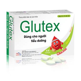 Tpcn viên nén GLUTEX hỗ trợ giảm đường huyết cho người tiểu đường