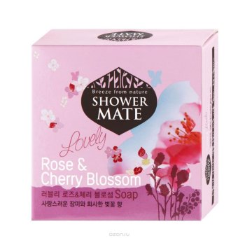 Xà Bông Dưỡng Da Giúp Trắng Và Mịn Màng Làn Da Lovely Rose And Cherry Blossom Hàn Quốc 100G