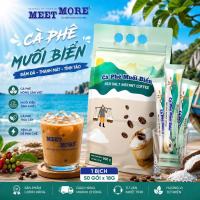 Bịch Cà Phê Hòa Tan Vị Muối Biển Meet More (50 Gói/18Gram) - Cà phê nông sản Việt