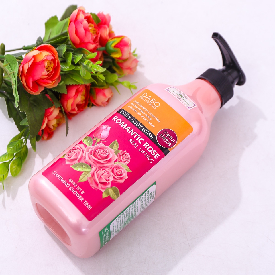 Sữa tắm hoa hồng cung cấp độ ẩm làm sạch da Cao cấp Hàn Quốc 750ml