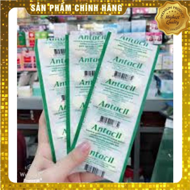 (Combo 100v ) Viên Ngậm ANTACIL Thái Lan Chống Trào Ngược Dạ Dày Đầy Hơi Dứt Cơn Đau Da Dày Hiệu Q