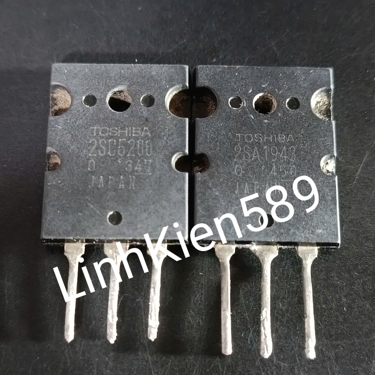 4 Cặp Sò amply A1943 C5200 2SA1943 2SC5200 Tháo Máy