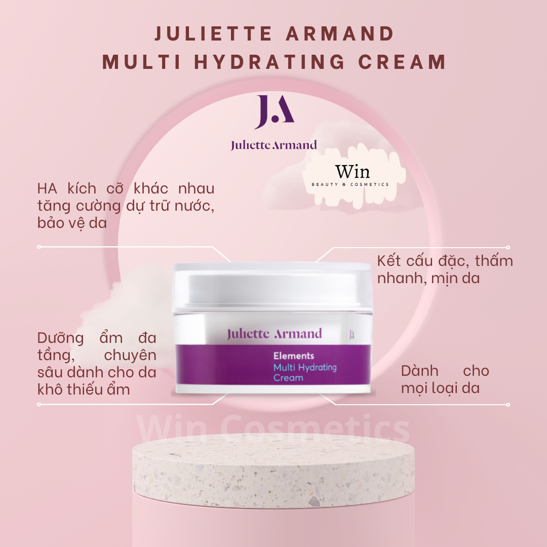 [Hàng công ty] Kem dưỡng Juliette Armand Multi Hydrating Cream dưỡng ẩm đa tầng cho da thường khô