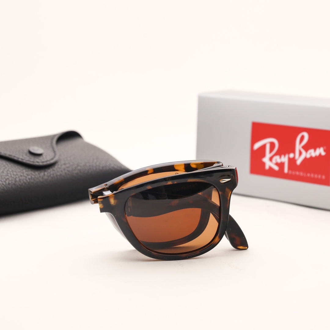 Ray-ban glasses Thời trang RAY BAN nam nữ kính râm gương Vintage hàng không thí điểm kính râm Kính phân cực bán kính râm thể thao rayban sunglasses RB4105