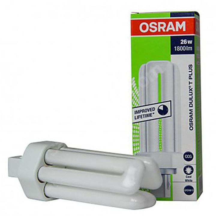 BÓNG ĐÈN COMPACT Osram DULUX T/E 26W/827 - Hàng chính hãng - Điện Dân Dụng.