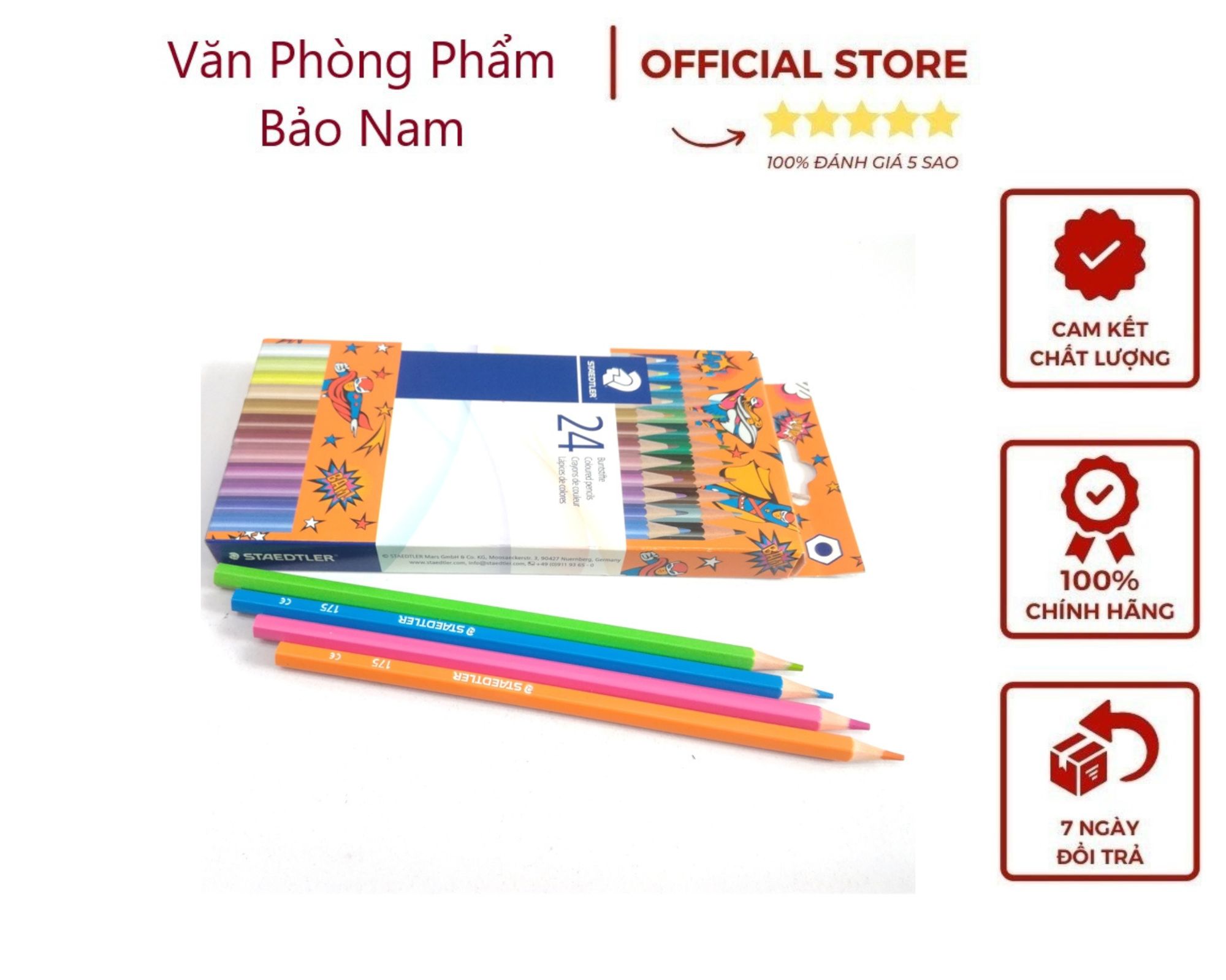 Bút Chì Màu 24 Màu Staedtler 175 COCD24