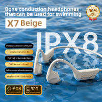 POLVCDG -X7-32/8G tai nghe truyền âm qua xương ipx8 tai nghe nhét tai không thấm nước tai nghe gắn tai không dây tai nghe bluetooth tai nghe đi xe đạp tai nghe thể thao chuyên nghiệp phù hợp cho các hoạt động ngoài trời openrun