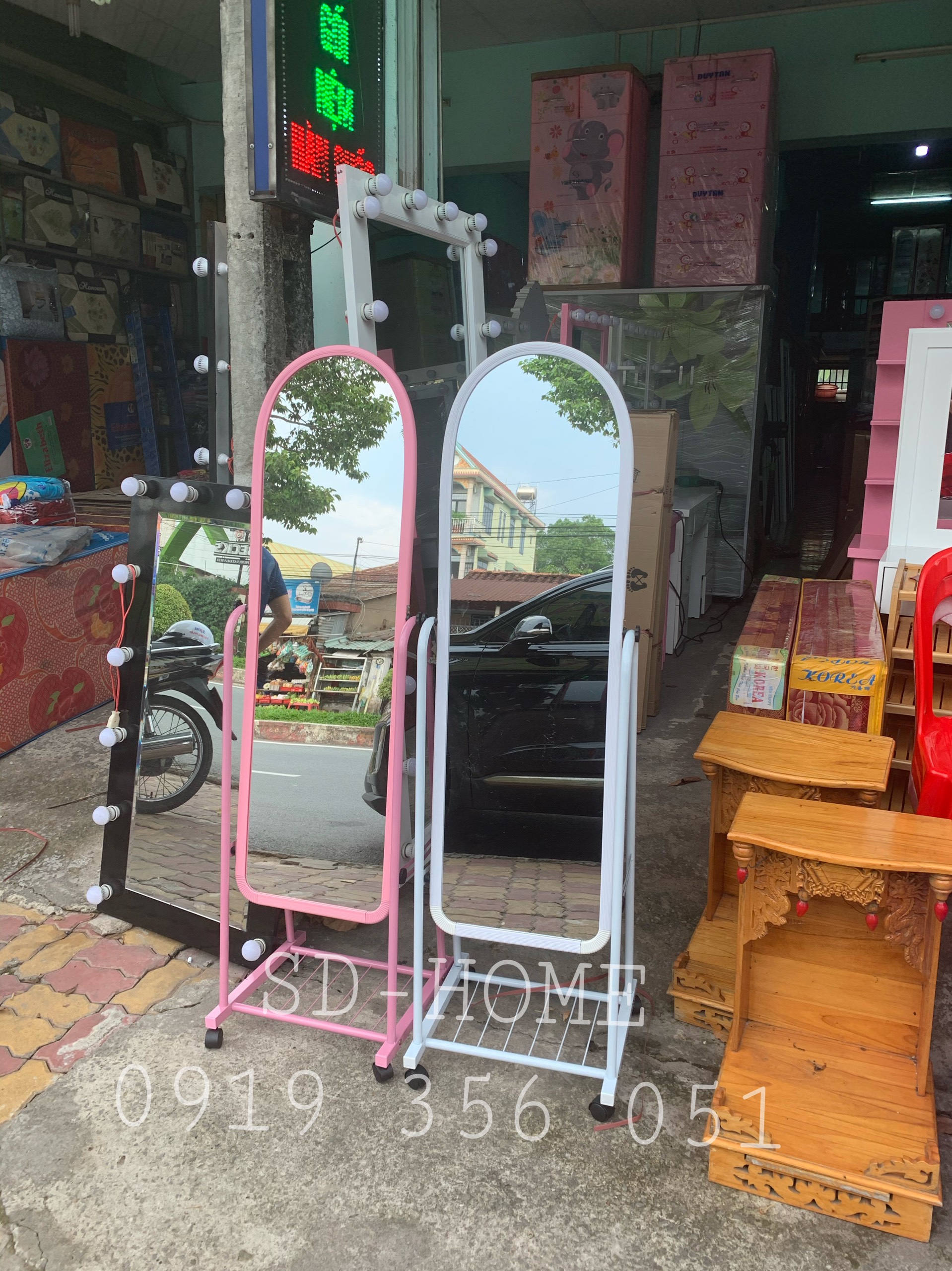 [HCM]Gương soi di động toàn thân giá rẻ loại 1 SG