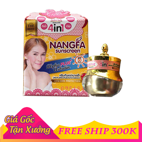 [Hcm]Kem Chống Nắng Và Dưỡng Da Nangfa Suncreen Thái Lan Spf 50