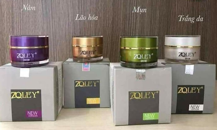 Kem Zoley 10Gr 4 Màu Chức Năng (Xanh - Mụn Tím - Nám Vàng - Lão Hóa Trắng - Trắng Da)