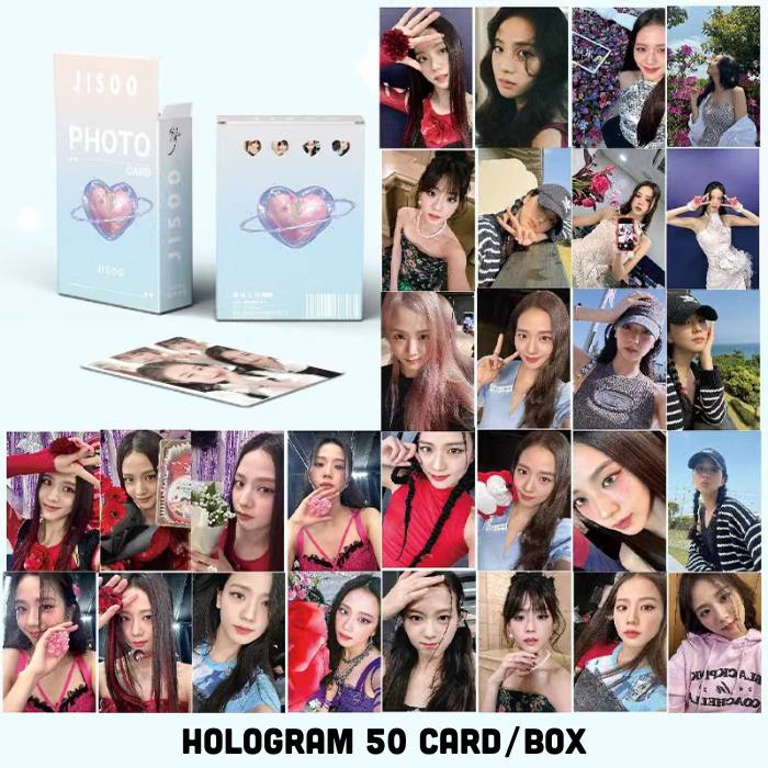 Lomo Card BlackPink bo góc album ảnh idol kpop Lisa Jennie Jisoo Rosé - Hộp 55 card